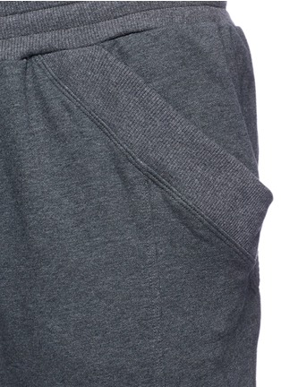 Detail View - Click To Enlarge - PARTICLE FEVER - Reflective logo print sweatpants