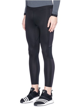 Front View - Click To Enlarge - PARTICLE FEVER - Mesh panel performance leggings