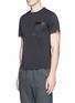 Front View - Click To Enlarge - PARTICLE FEVER - Bonded patch pocket performance T-shirt