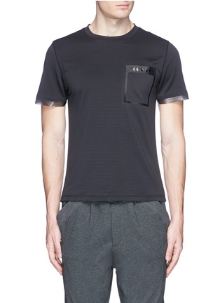Main View - Click To Enlarge - PARTICLE FEVER - Bonded patch pocket performance T-shirt