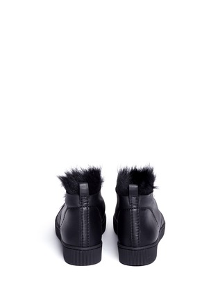Back View - Click To Enlarge - PEDRO GARCIA  - 'Parley' lambskin shearling sneaker chukka boots