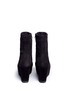 Back View - Click To Enlarge - PEDRO GARCIA  - 'Urika' stretch suede wedge boots