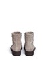 Back View - Click To Enlarge - PEDRO GARCIA  - 'Kana' suede ankle boots