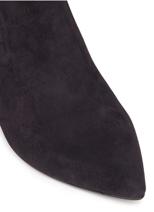Detail View - Click To Enlarge - PEDRO GARCIA  - 'Engel' suede ankle booties