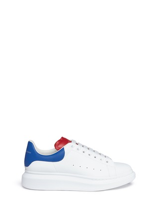 Main View - Click To Enlarge - ALEXANDER MCQUEEN - 'Oversized Sneaker' in colourblocked leather