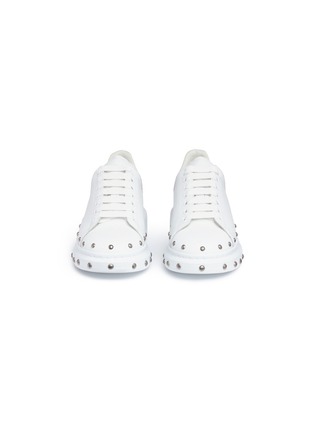 Figure View - Click To Enlarge - ALEXANDER MCQUEEN - 'Oversized Sneaker' in leather with hammered stud