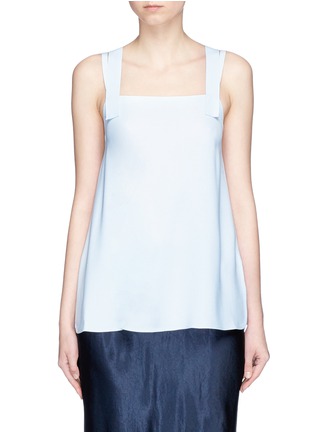 Main View - Click To Enlarge - HELMUT LANG - Cross back crepe camisole