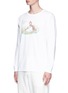 Front View - Click To Enlarge - 73088 - 'My Favourite Things' print long sleeve T-shirt
