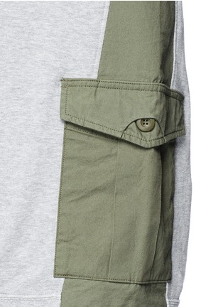 Detail View - Click To Enlarge - 73088 - Cargo pocket panel mid sleeve T-shirt