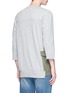 Back View - Click To Enlarge - 73088 - Cargo pocket panel mid sleeve T-shirt