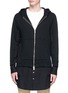 Main View - Click To Enlarge - 73088 - Shirt underlay zip hoodie