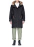 Main View - Click To Enlarge - 73088 - Raccoon fur hood canvas fishtail parka