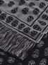 Detail View - Click To Enlarge - ALEXANDER MCQUEEN - Skull jacquard wool knit scarf