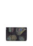 Figure View - Click To Enlarge - ALEXANDER MCQUEEN - Peacock feather print leather card holder