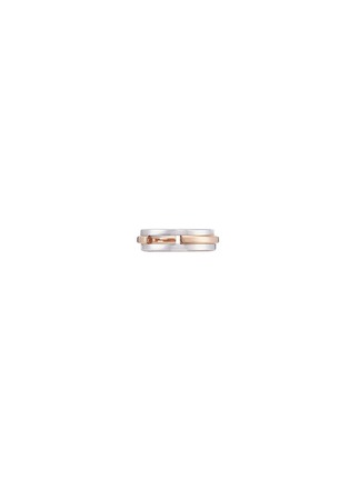 Main View - Click To Enlarge - DAUPHIN - 'Volume' 18k rose and white gold ring