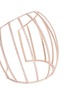 Detail View - Click To Enlarge - DAUPHIN - White diamond 18k rose gold caged cuff