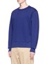 Front View - Click To Enlarge - ACNE STUDIOS - 'Fairview' face patch sweatshirt
