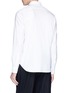 Back View - Click To Enlarge - ACNE STUDIOS - 'Ohio' face patch Oxford shirt