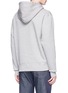 Back View - Click To Enlarge - ACNE STUDIOS - Face patch hoodie