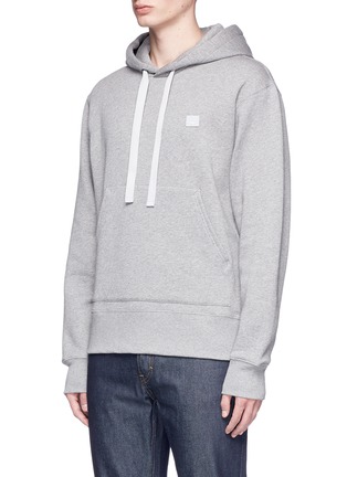 Front View - Click To Enlarge - ACNE STUDIOS - Face patch hoodie