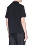 Back View - Click To Enlarge - ACNE STUDIOS - 'Newark' face patch polo shirt