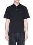 Main View - Click To Enlarge - ACNE STUDIOS - 'Newark' face patch polo shirt