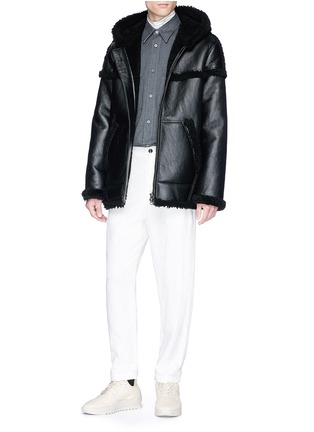 Figure View - Click To Enlarge - ACNE STUDIOS - 'Luna' lambskin shearling leather jacket