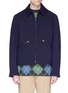 Main View - Click To Enlarge - ACNE STUDIOS - 'Miles' colourblock twill shirt jacket