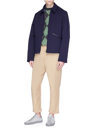 Figure View - Click To Enlarge - ACNE STUDIOS - 'Miles' colourblock twill shirt jacket