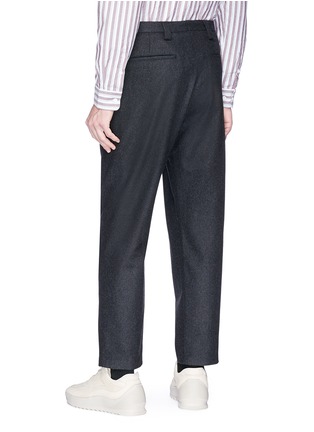 Back View - Click To Enlarge - ACNE STUDIOS - Wool blend melton pants