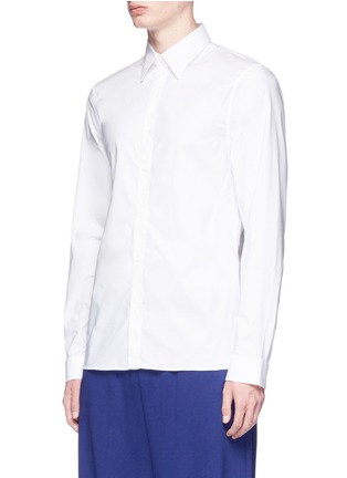 Front View - Click To Enlarge - ACNE STUDIOS - 'Glasgow' stretch cotton poplin shirt