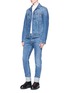 Figure View - Click To Enlarge - ACNE STUDIOS - 'Blå Konst Pass' cotton denim jacket