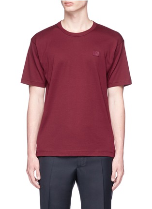 Main View - Click To Enlarge - ACNE STUDIOS - 'Nash' face patch T-shirt