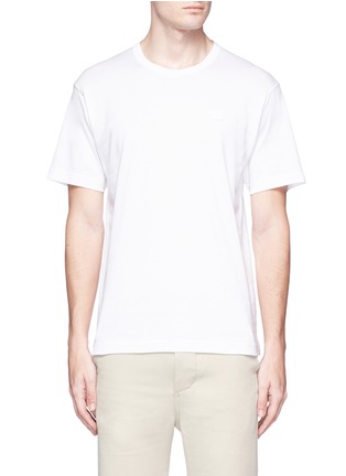 Main View - Click To Enlarge - ACNE STUDIOS - Face patch T-shirt