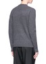 Back View - Click To Enlarge - ACNE STUDIOS - 'Nalon' face patch wool sweater