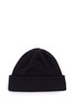 Figure View - Click To Enlarge - ACNE STUDIOS - 'Knut' face patch wool beanie