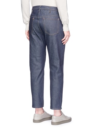 Back View - Click To Enlarge - ACNE STUDIOS - 'River' cropped raw jeans