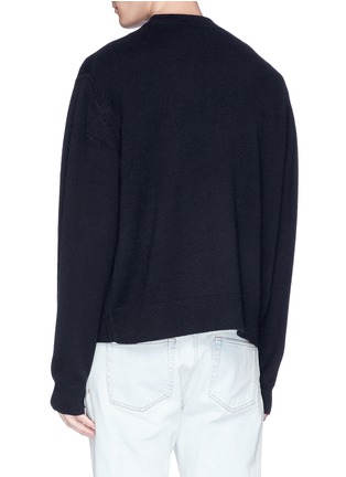 Back View - Click To Enlarge - ACNE STUDIOS - 'Nixon' cashmere-Merino wool sweater