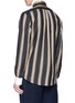 Back View - Click To Enlarge - ACNE STUDIOS - 'Code Wax' stripe twill shirt