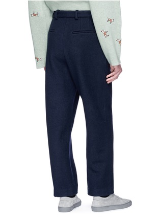 Back View - Click To Enlarge - ACNE STUDIOS - 'Ariia Boucle' wool melton pants