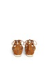 Back View - Click To Enlarge - AQUAZZURA - 'Ivy' caged suede sandals