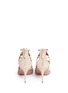 Back View - Click To Enlarge - AQUAZZURA - 'Ivy 75' caged suede sandals