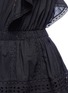 Detail View - Click To Enlarge - LOVESHACKFANCY - 'Sylvie' crochet lace trim mini dress