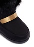Detail View - Click To Enlarge - 73426 - 'Sammy Junior' faux fur cuff leather kids boots