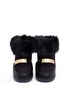 Figure View - Click To Enlarge - 73426 - 'Sammy Junior' faux fur cuff leather kids boots