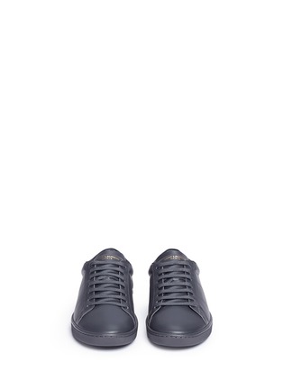 Front View - Click To Enlarge - SAINT LAURENT - 'SL01' calfskin leather sneakers