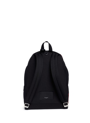 Detail View - Click To Enlarge - SAINT LAURENT - 'City' patch twill backpack