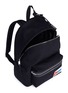  - SAINT LAURENT - 'City' Universite patch twill backpack