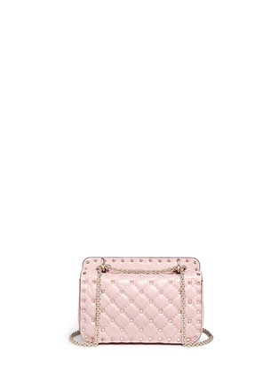 Detail View - Click To Enlarge - VALENTINO GARAVANI - ROCKSTUD SPIKE' SMALL QUILTED LEATHER CROSSBODY BAG