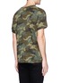 Back View - Click To Enlarge - AMIRI - Distressed camouflage print T-shirt